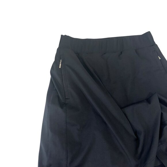 Astra Classic Women SZ Large Black Skort With Pockets Comfor High Rise - Picture 7 of 10